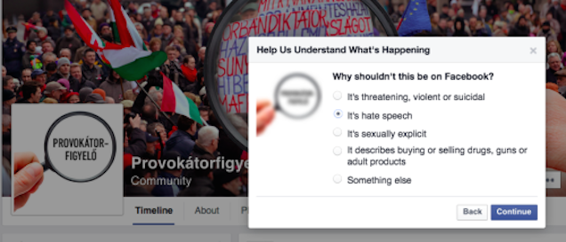 Feljelentették a Fidelitas feljelentőoldalát – leszedték a Facebookról