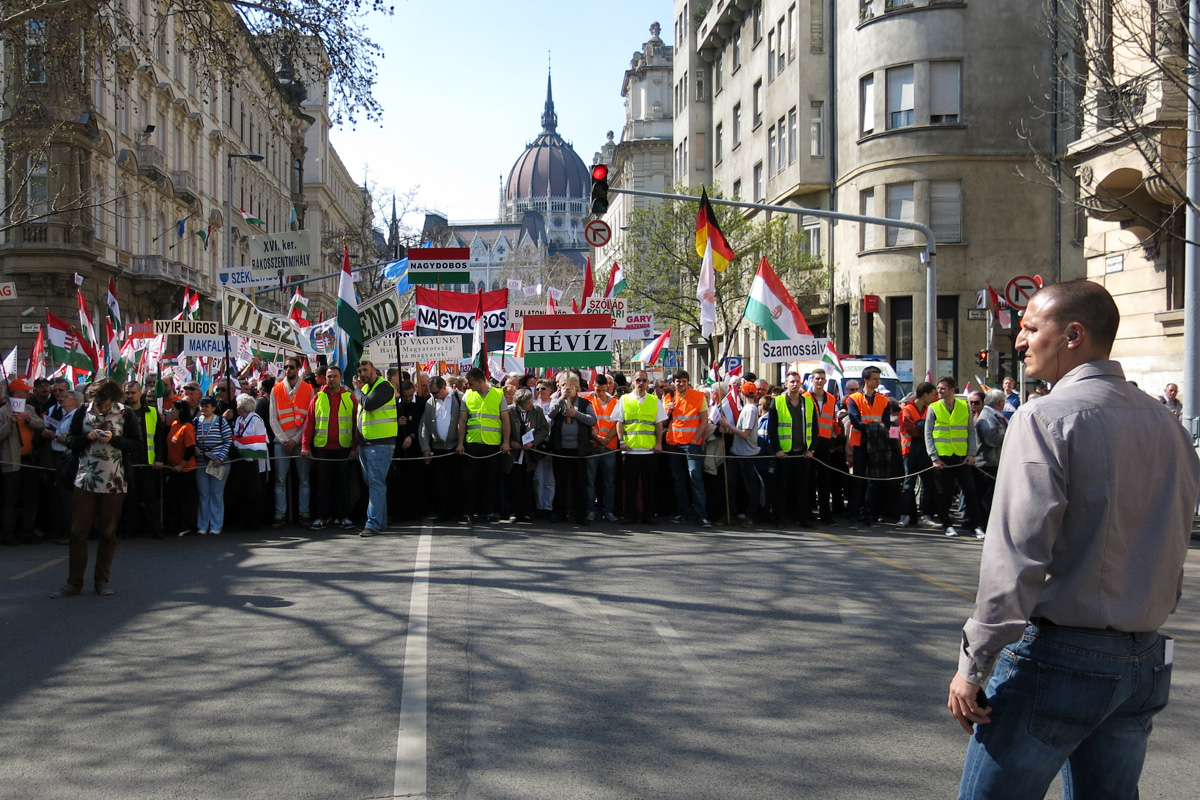 Illustration for article titled Harcba boldog jövőért megyünk – képeink a Második Békemenetről
