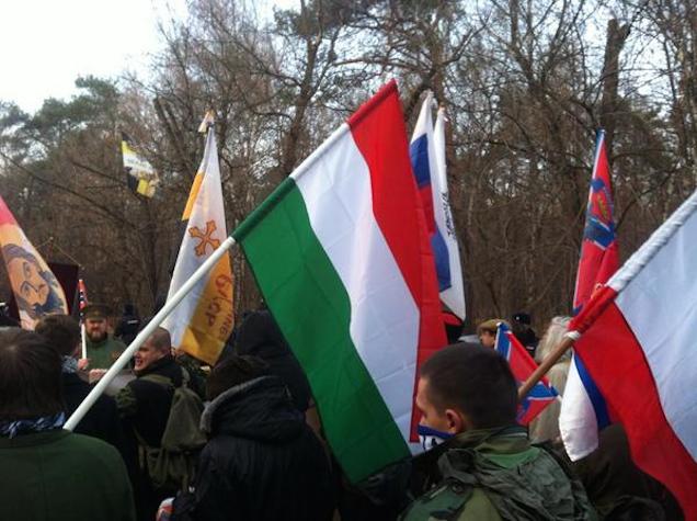 Magyar zászló az Orosz Marson