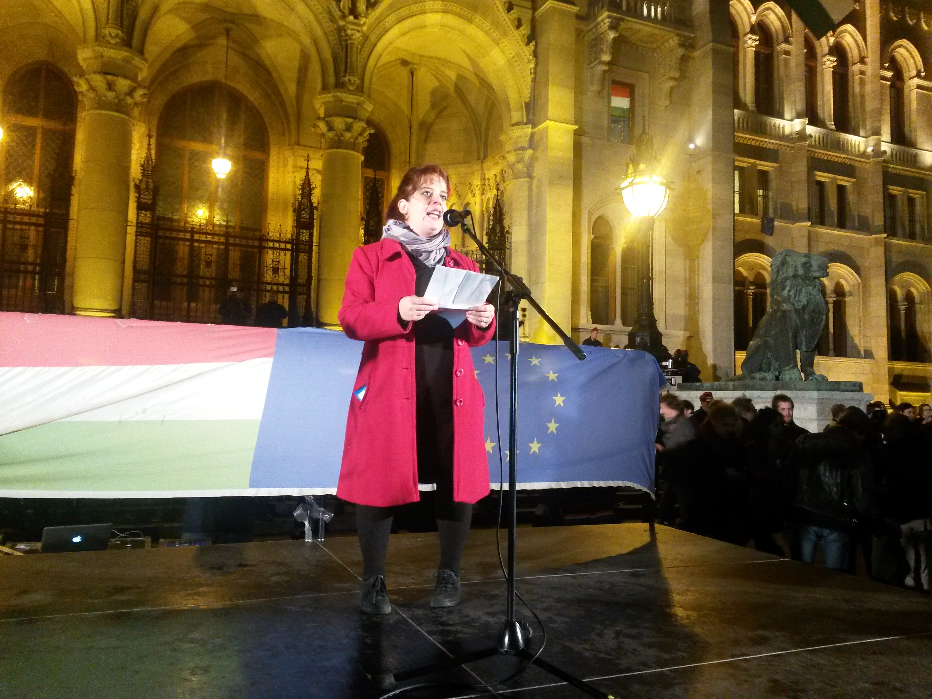 Illustration for article titled Képek, gifek, videó a tegnapi tüntetésről, minden itt van egyben