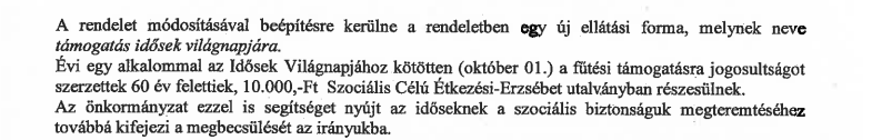 Ügyes! Már most megkenték a belvárosi nyugdíjasokat
