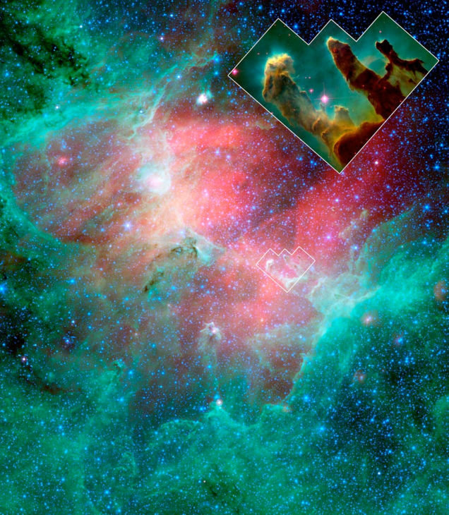 Illustration for article titled Új kép a lassan pusztuló Teremtés oszlopairól