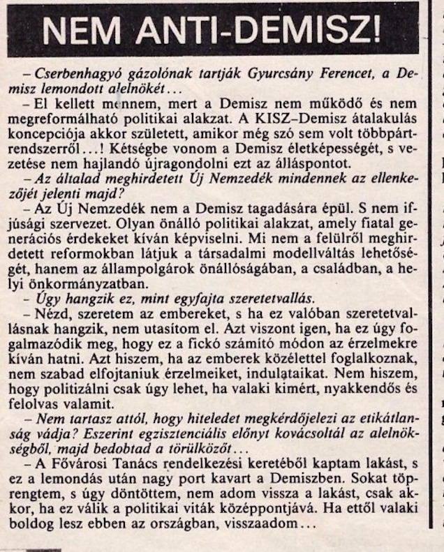 Soha senki nem kérte vissza Gyurcsány Ferenc demiszes lakását