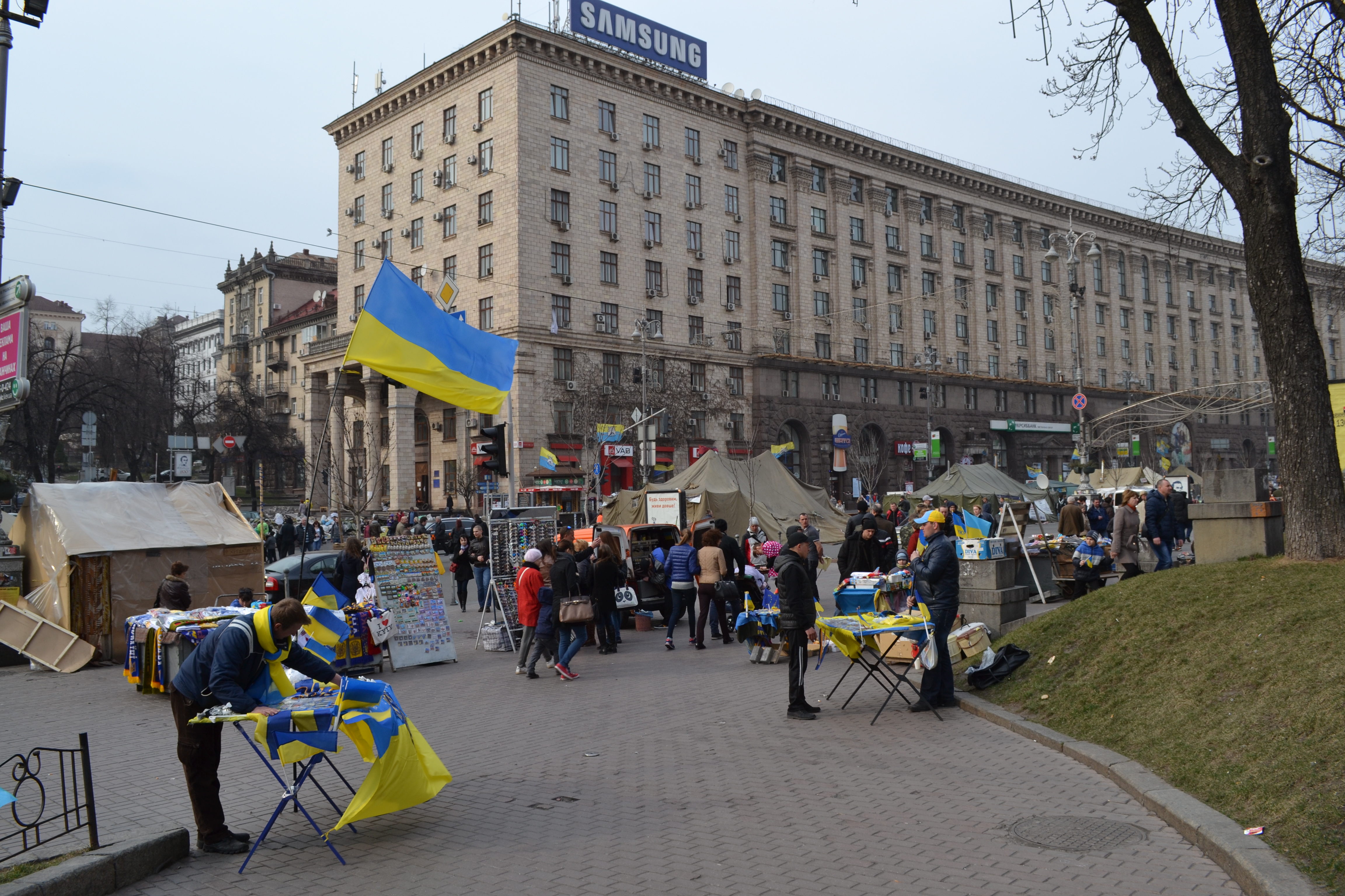 Illustration for article titled Így néz ki a Majdan egy hónappal a forradalom után