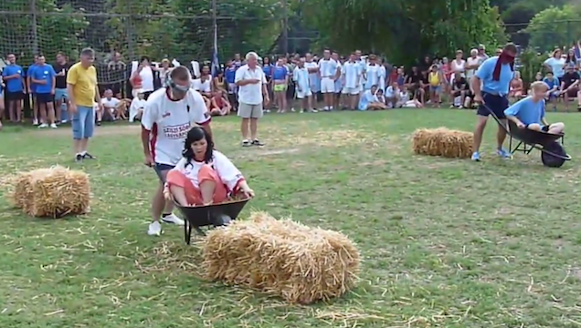 Tegnap volt a misefai parasztolimpia, óriási bulinak tűnik