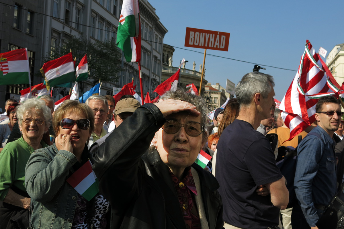 Illustration for article titled Harcba boldog jövőért megyünk – képeink a Második Békemenetről