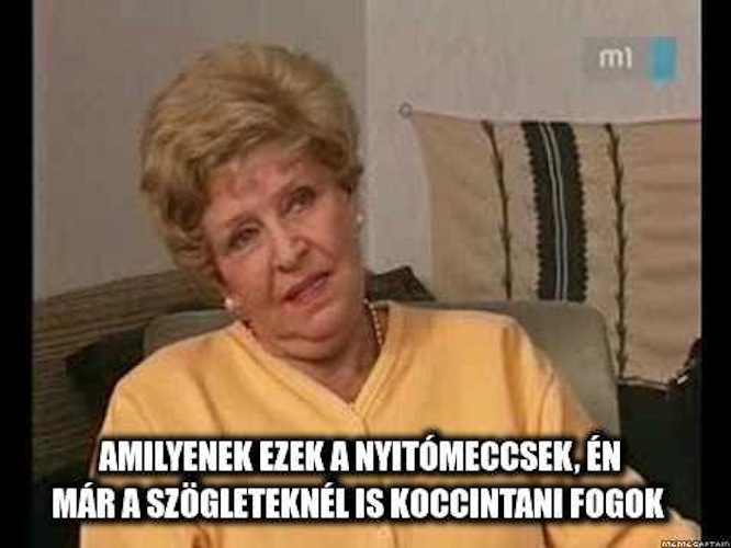 Megvan a vicc a focivébé nyitómeccséról?