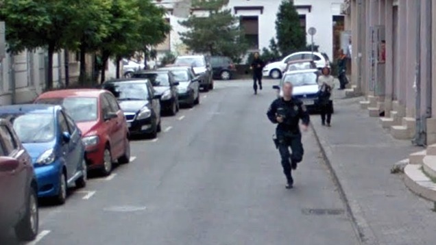 Bolti rablást vett fel a Street View, elejétől a végéig