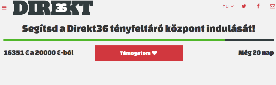 Már csak kevés hiányzik a Direkt36-nak