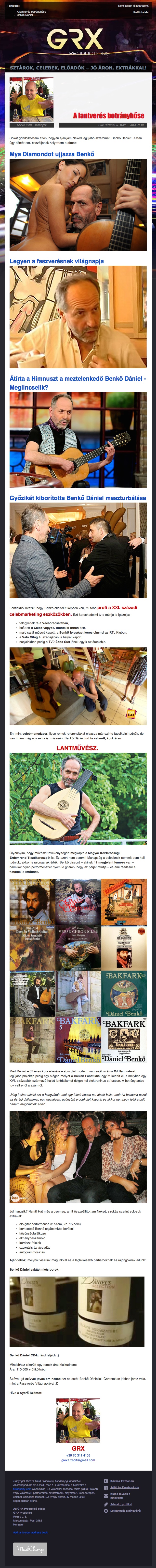 Illustration for article titled Most megtudhatod, miből él a faszával lantoló Benkő Dániel