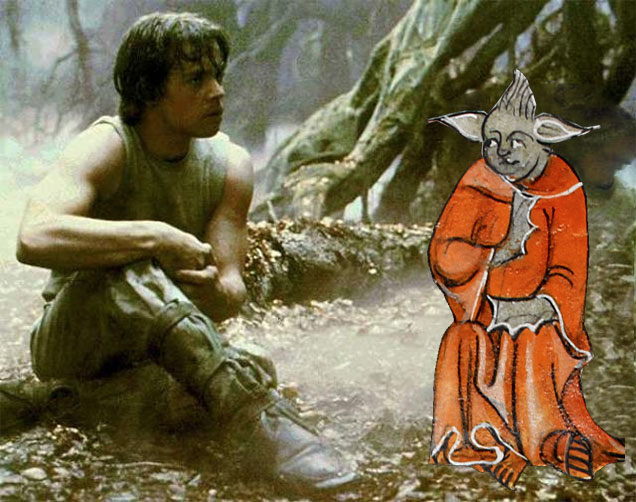 Híres jedi lovagot találtak egy 14. századi kódex lapjain