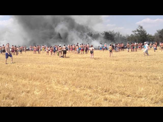 Így néz ki, ha rengeteg szlovák autója ég egyszerre