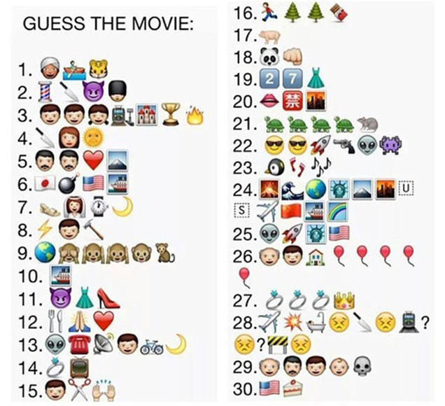 30 film – melyik melyik?