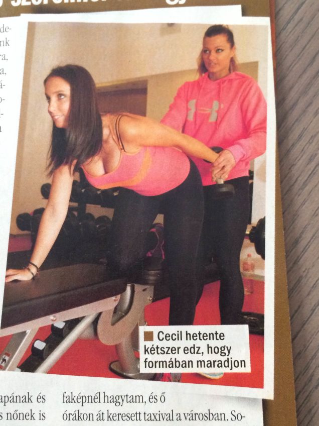 Illustration for article titled Bulvárné Cecília azt nyilatkozta magáról, hogy marha jól néz ki