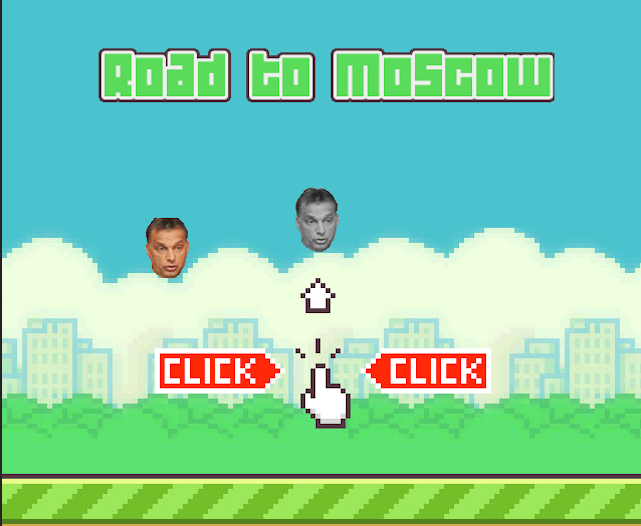 Itt a Flappy Bird orbánviktoros változata