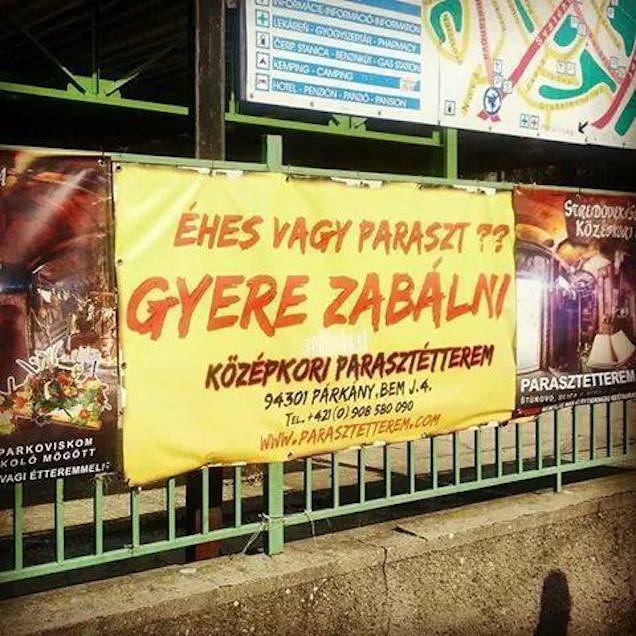 Éhes vagy, paraszt?