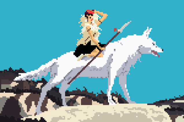 Illustration for article titled Mijazaki rajzfilmjei nyolcbitben is bitang jól néznek ki