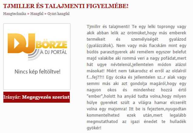 Elszabadultak az indulatok a DJBörze oldalán