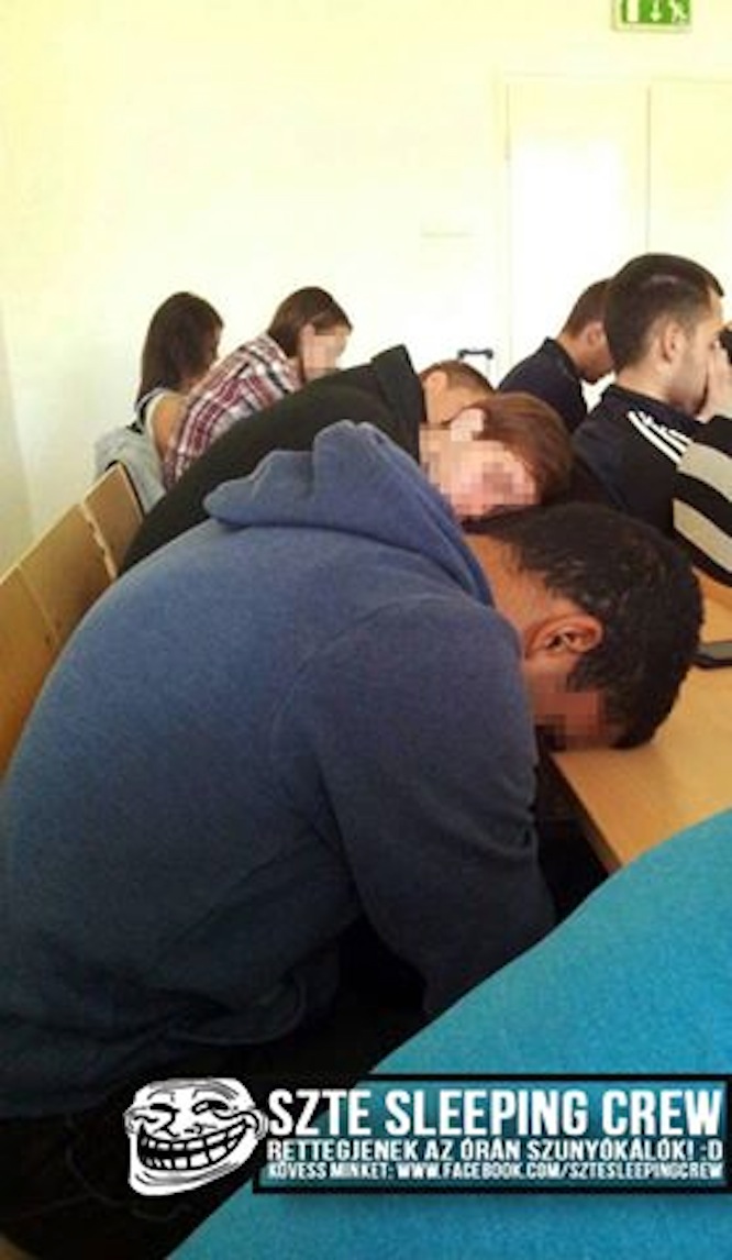 Illustration for article titled Szeged kedvence az alvó egyetemisták fotóit posztoló oldal