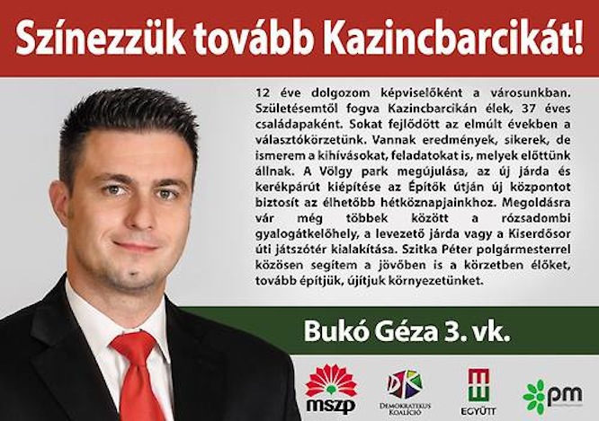 Kihívója támadt Sör Attilának a választásokon