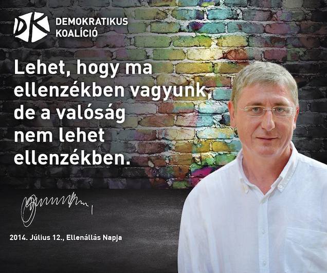 Méghogy Gyurcsány nem csinál semmit? Hát pont írt egy menő kiáltványt!