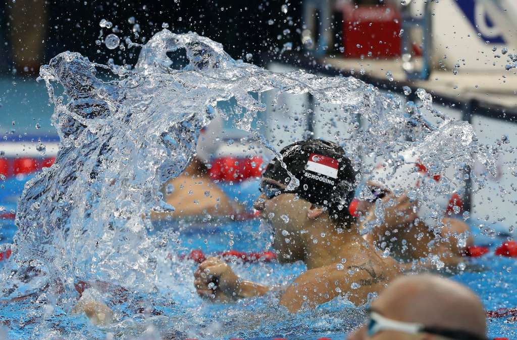 Illustration for article titled Ilyen nincs! A hármas holtttverseny a 100 méteres férfi pillangón Rióban!