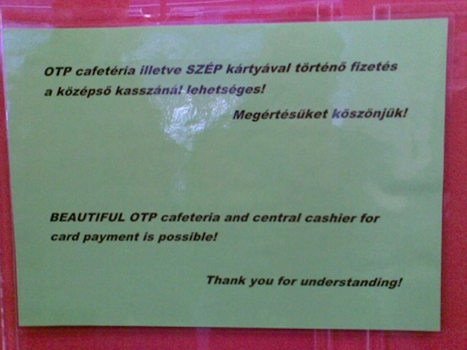 Vida Ildikó a boltban járt