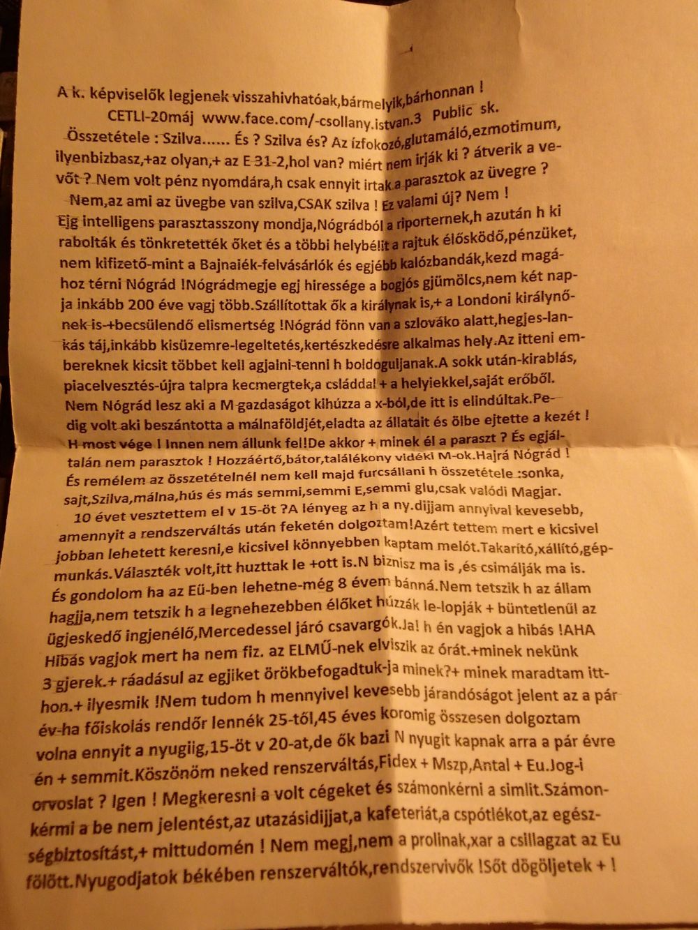 De akkor meg minek él a paraszt?