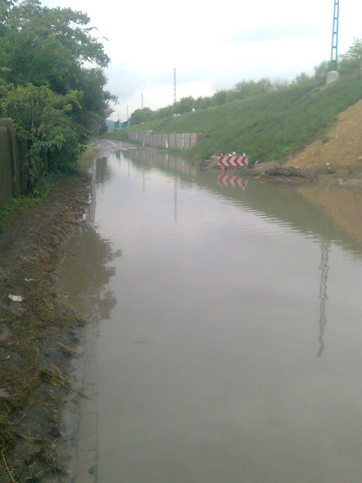 Tenger támadt a Nagy Európai Bicikliúton, a Gázgyárnál