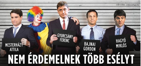 El a kezekkel a tisztességes bohócoktól!