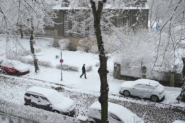 Berlinből tör be a hó Bécsen át