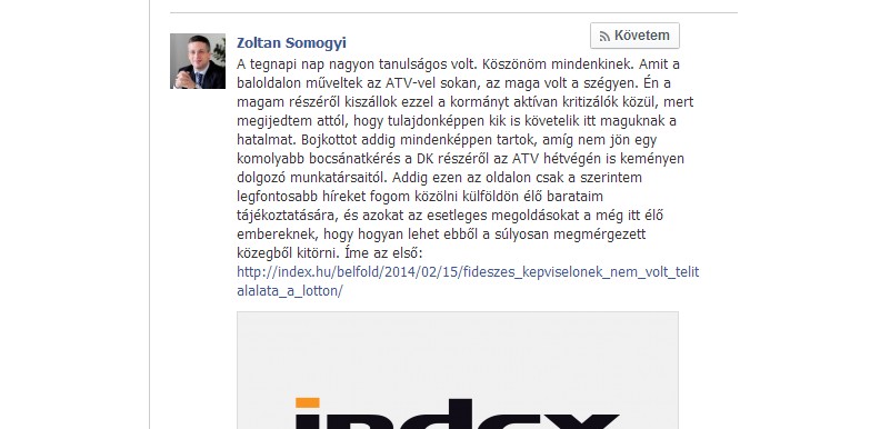 Illustration for article titled Somogyi Zoltánt betámadták a gyurcsányista trollok