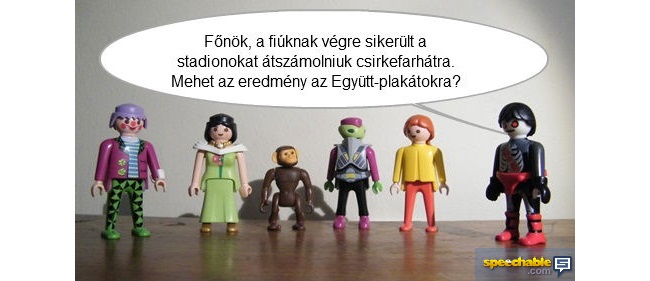 Itt az Összefogás rövid története Playmobil bábukkal eljátszva