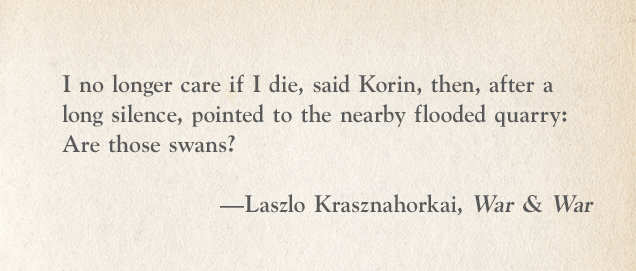 Bréking: Krasznahorkai Lászlóé minden idők egyik legjobb kezdőmondata