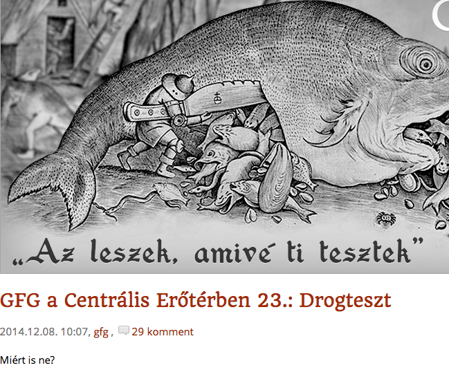 G. Fodor Gáboré december legjobb magyar blogposztja