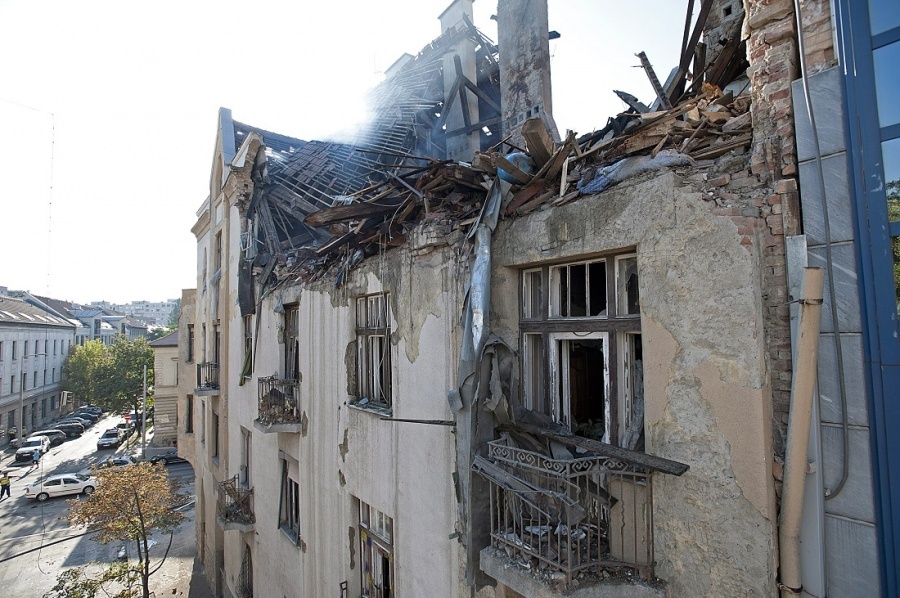 Illustration for article titled Emlékeztek még a Tímár utcai óriásrobbanásra? Újjáépítették a házat