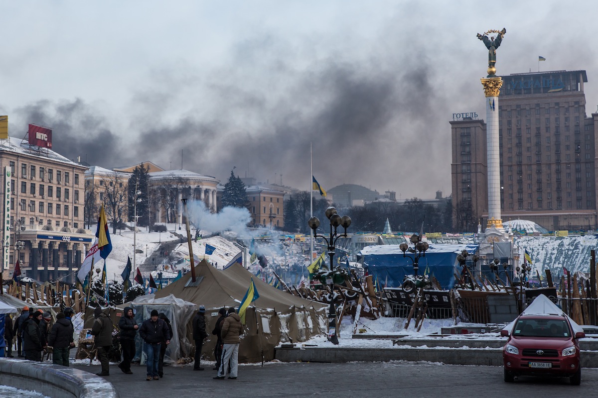 Illustration for article titled Kijev lángokban