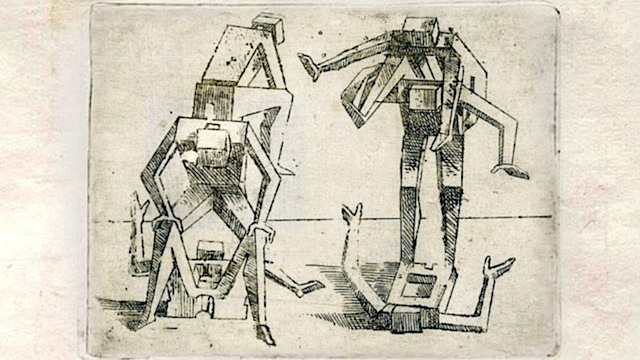 Szürrealista figurák a tizenhetedik századból