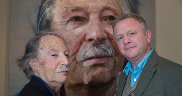 Illustration for article titled Csak nézett Colin Davidson,amikor a Time magazin borítóján meglátta Merkelről készült festményét.