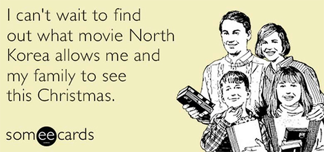 Illustration for article titled Az Észak-Koreától berezelő Sonyn gúnyolódik az internet