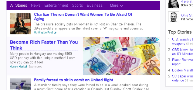 A Yahoo címlapján Magyarország az új Nigéria