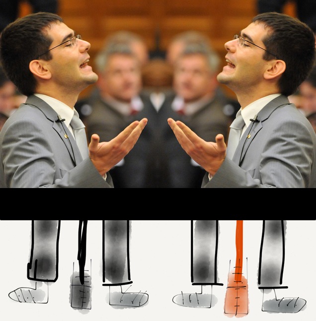 Illustration for article titled Íme 7 igazán ígéretesnek ígérkező újságíró–politikus-vizelőpár