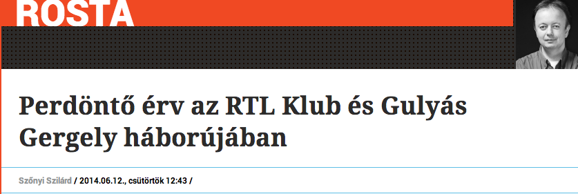 Szőnyi: Avakozzon be a kormány, ha rossz a tévéműsor!