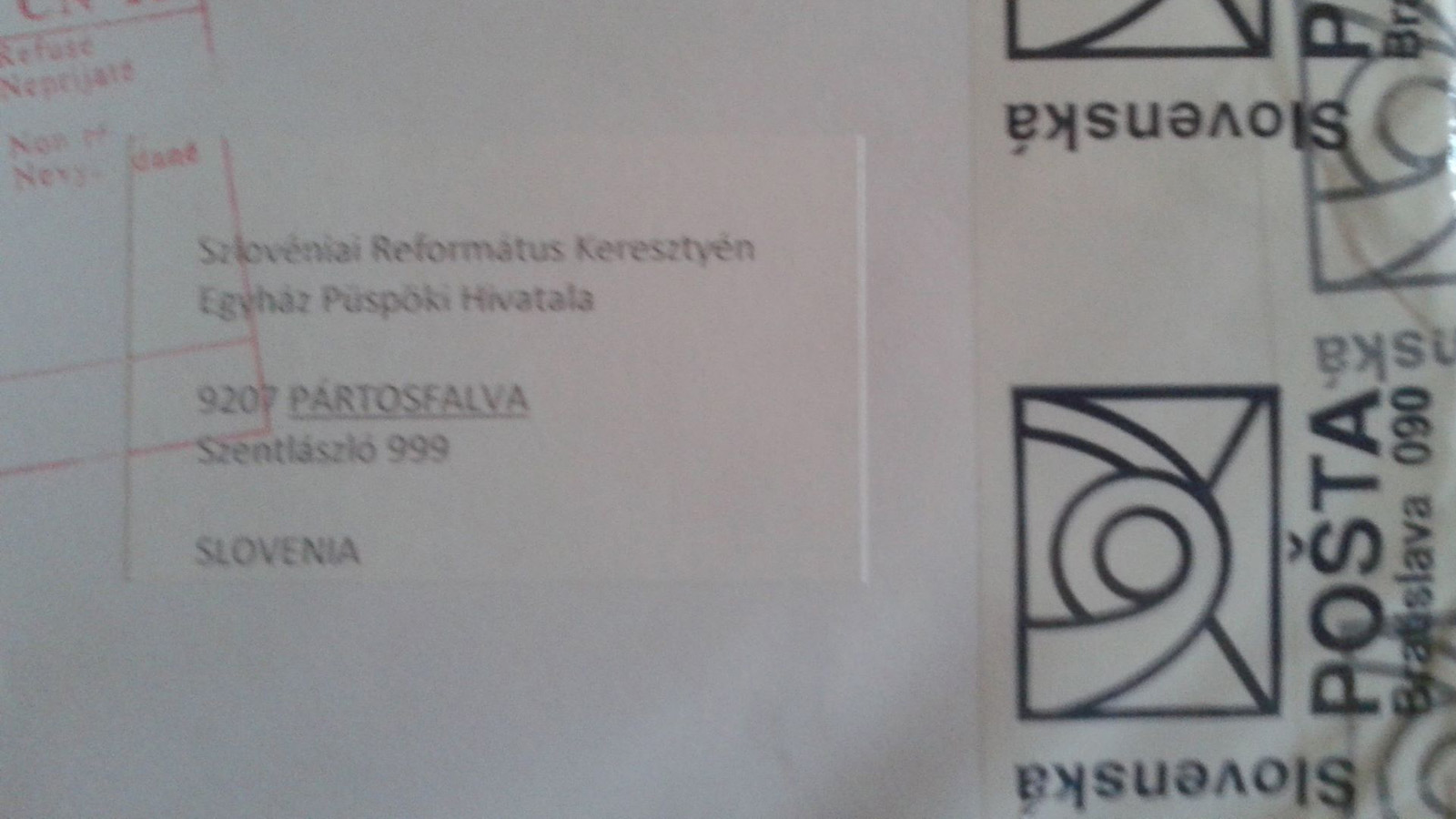 A Magyar Postának gőze sincs, merre van Szlovénia