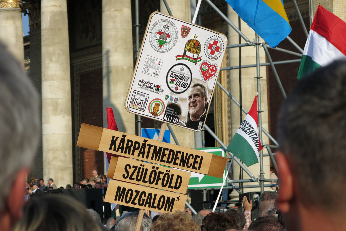 Illustration for article titled Harcba boldog jövőért megyünk – képeink a Második Békemenetről