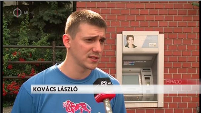 Eljátszották a dühös ügyfelet az M1 Híradójában?