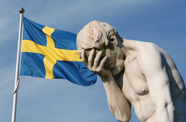 Haldokló Nyugat: egy svéd iskola betiltotta a svéd zászlót