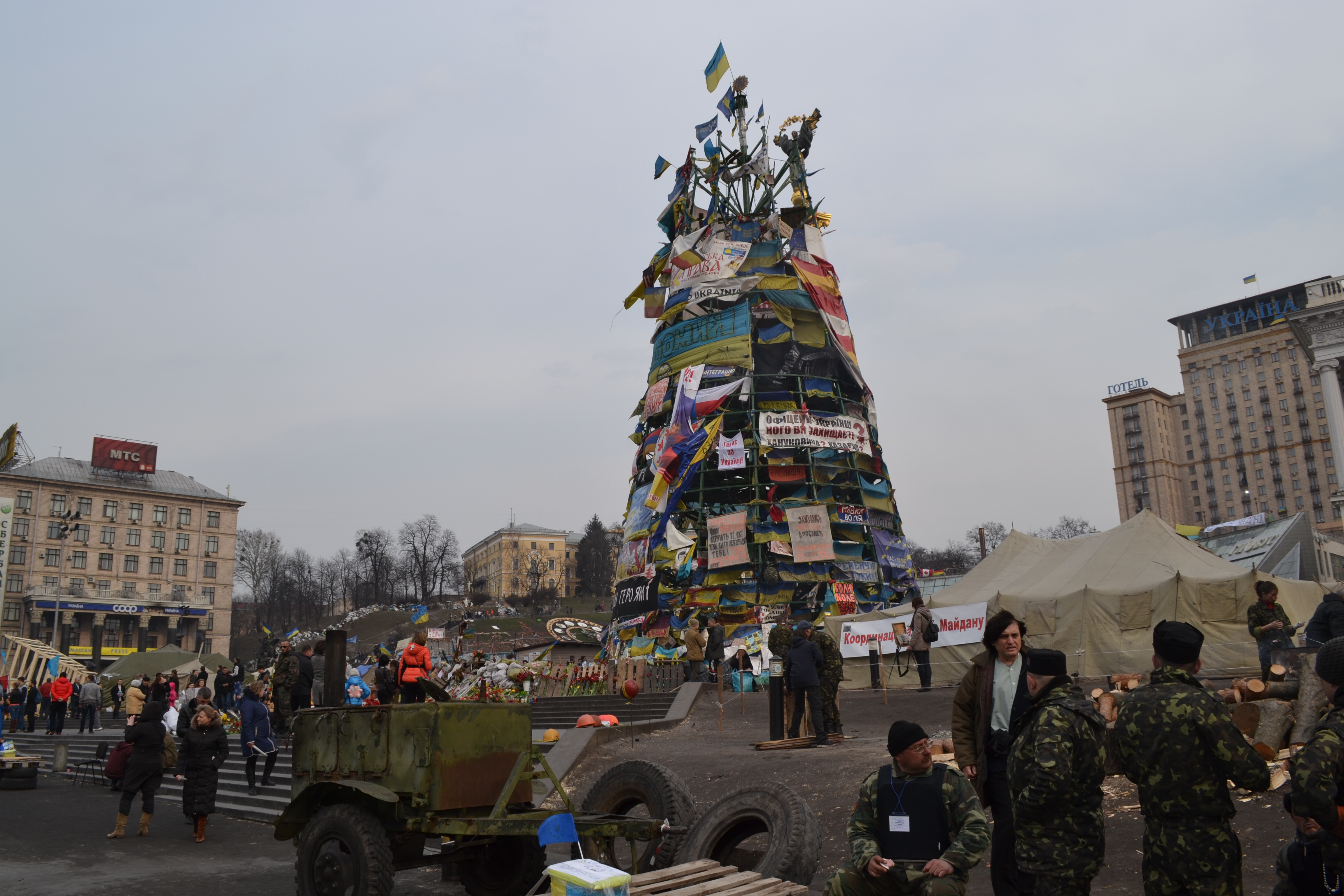 Illustration for article titled Így néz ki a Majdan egy hónappal a forradalom után