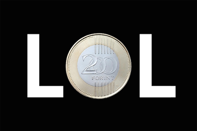 Van kedvetek nevetni a forinton?