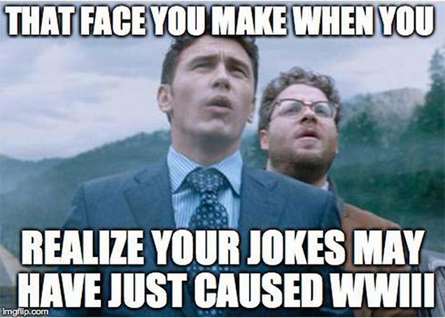 Illustration for article titled Az Észak-Koreától berezelő Sonyn gúnyolódik az internet